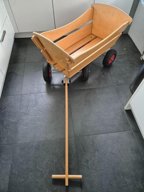 Bolderkar - 98 x 52 x 63 cm (L x B x H) - demontabel - hout, Caravans en Kamperen, Bolderkarren, Gebruikt, Ophalen