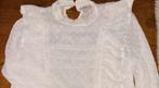 Romantische blouse van Pimkie – S vrouwelijk speelse details, Ophalen of Verzenden, Gedragen, Maat 38/40 (M), Wit