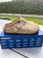 Nieuw: Birkenstock Boston suede taupe maat 41, Overige kleuren, Klompen, Nieuw, Ophalen of Verzenden