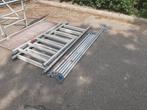 Layher Uni smalle rolsreiger 75x180 werkhoogte 6.2 meter, Doe-het-zelf en Verbouw, Steigers, Ophalen, Zo goed als nieuw, 5 meter of hoger