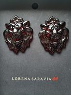 Lorena Saravio H&M oorbellen leeuwenkoppen - Nieuw!, Overige materialen, Bruin, Nieuw, Ophalen of Verzenden