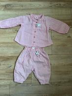 Nieuwe baby roze geruite kledingset - maat 62, Kinderen en Baby's, Babykleding | Maat 62, Nieuw, Meisje, Ophalen of Verzenden