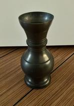 ACTIE Tinnen vaasje 15,5 cm x 6 cm tin vaas tin, Antiek en Kunst, Ophalen of Verzenden