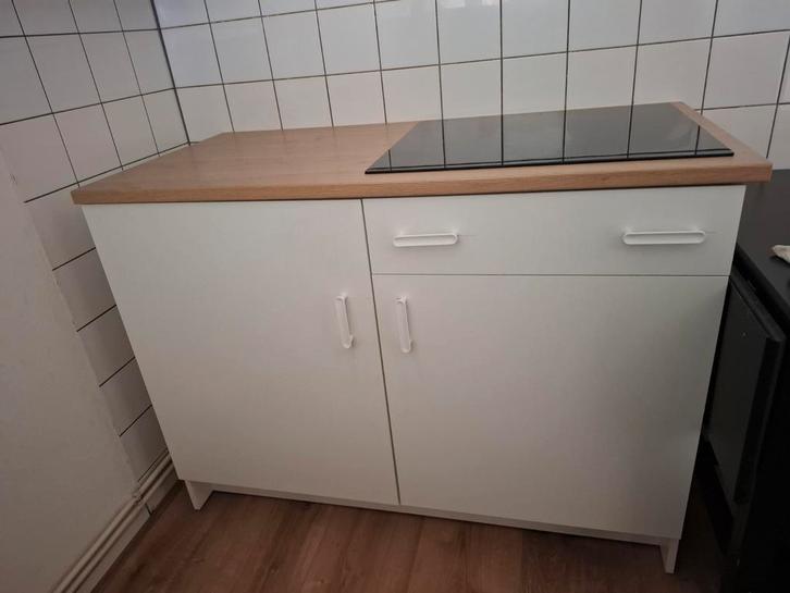 Nieuwe Ikea onderkast met ingebouwde 2fase inductiekookplaat, Huis en Inrichting, Keuken | Keukenelementen, Nieuw, Minder dan 100 cm