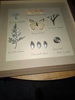 2 x Bloemen Collage Ingelijst, 50 tot 75 cm, Overige typen, Ophalen of Verzenden, Zo goed als nieuw