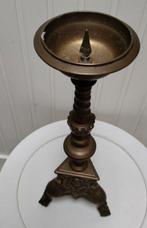 KANDELAAR,Messing,Bronskleurig,Kerk,ILS,1899,hoog 42, Ophalen of Verzenden, Koper of Brons