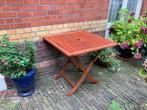 Tuintafeltje balkontafel bijzettafel opklapbaar 80x80 cm, Tuin en Terras, Tuintafels, Ophalen, Zo goed als nieuw, Vierkant, Hout