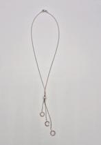Leuke zilveren Ketting 925, Met hanger, Gebruikt, Verzenden, Zilver