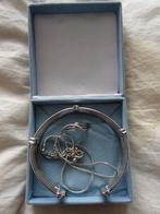 Sieradenset Zilverkleurig, Overige materialen, Gebruikt, Ophalen of Verzenden, Zilver