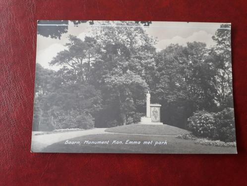 Baarn Monument Koningin Emma met Park (164), Verzamelen, Ansichtkaarten | Nederland, Ongelopen, Utrecht, 1940 tot 1960, Ophalen