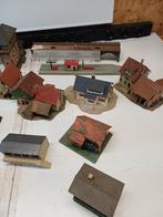 H0 Partij Huisjes en Gebouwen - 30 Stuks, Overige merken, Gebruikt, Gelijkstroom of Wisselstroom, Brug, Tunnel of Gebouw