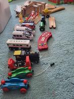 Houten Treinbaan - Brio/Eichhorn Compatibel - Compleet, Kinderen en Baby's, Speelgoed | Houten speelgoed, Ophalen, Gebruikt, Duw- of Trekspeelgoed