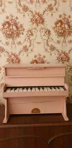 Superleuke oude Franse roze piano kinderen, Antiek en Kunst, Curiosa en Brocante, Ophalen of Verzenden