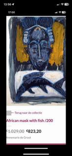 Annemarie de groot zeefdruk   Zeer groot en zwaar werk, Antiek en Kunst, Ophalen of Verzenden