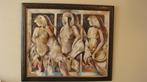schilderij naakte vrouwen modern erotisch naakt 125 x 105 cm, Antiek en Kunst, Kunst | Schilderijen | Modern, Ophalen