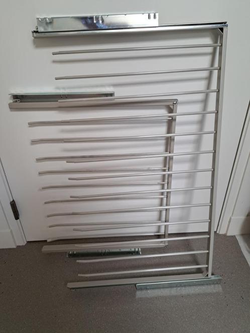 2 x beige broekhanger komplement pax kast ikea 75 en 100 cm, Huis en Inrichting, Kasten | Kledingkasten, Zo goed als nieuw, Minder dan 100 cm
