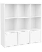 Opbergkast, wit, boekenkast, Ophalen, Zo goed als nieuw, 25 tot 50 cm, Minder dan 150 cm