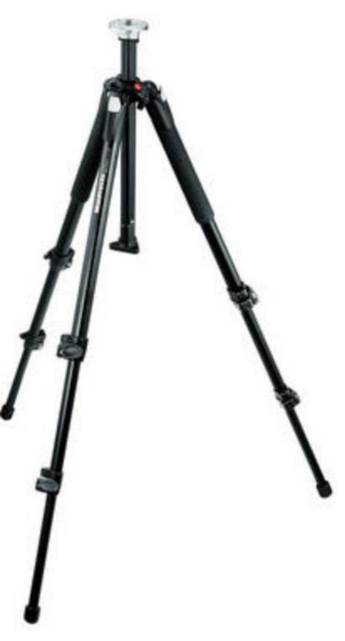 MANFROTTO 190XB Statief met videokop!, Audio, Tv en Foto, Fotografie | Statieven en Balhoofden, Zo goed als nieuw, Driepoot, Ophalen