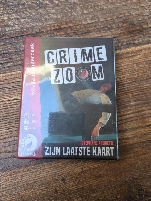 Crime Zoom, Hobby en Vrije tijd, Gezelschapsspellen | Kaartspellen, Nieuw, Een of twee spelers, Drie of vier spelers, Vijf spelers of meer