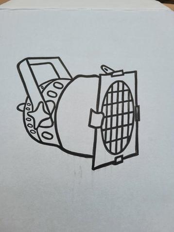 
Podium Verlichting/stage lighting (nr 56 rb) par 56 beschikbaar voor biedingen
