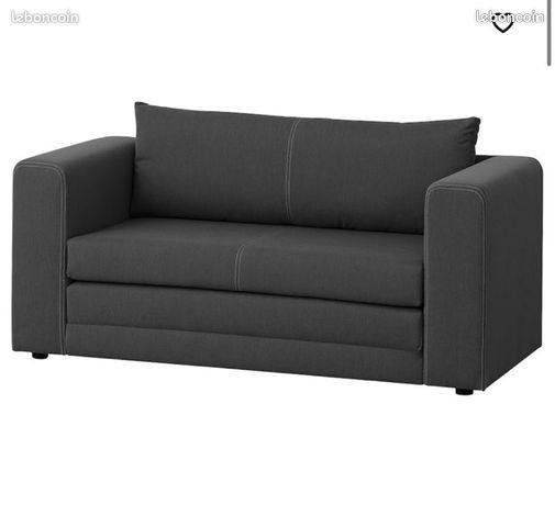 IKEA ASKEBY bank/slaapbank in donker grijs, Huis en Inrichting, Slaapkamer | Slaapbanken, Gebruikt, Overige maten, Overige maten