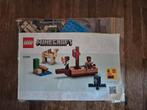 LEGO Minecraft de piratenschipreis  21259, Ophalen of Verzenden, Gebruikt, Complete set, Lego