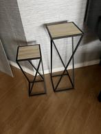 2 kleine tafeltjes / bijzettafeltje, Ophalen, Vierkant, 75 cm of meer, 60 cm of meer