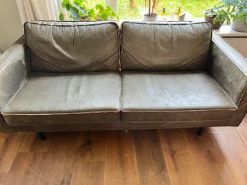 Leren bank Woood Rodeo - Donkergroen 2,5 zits beschikbaar voor biedingen