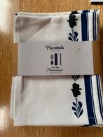 4 boerenbont placemats, nieuw, Huis en Inrichting, Keuken | Textiel, Ophalen of Verzenden, Nieuw, Zwart, Placemat