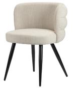 Cloud Chair Beige – Set van 2 Eetkamerstoelen | Pole to Pole, Huis en Inrichting, Stoelen, Overige kleuren, Verzenden, Japandi, Hotel Chique, Modern
