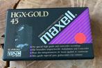 Maxell VHS-C HGX-GOLD videocassette 45 min, Ophalen of Verzenden, Nieuw in verpakking, Overige genres