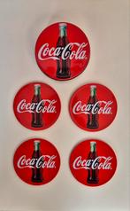 Set blikken, Coca-Cola onderzetters, Verzamelen, Ophalen of Verzenden, Zo goed als nieuw, Gebruiksvoorwerp