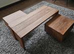 D-Bodhi Salontafel 120 x 50 cm teakhout, Huis en Inrichting, Ophalen, Gebruikt, 100 tot 150 cm, Teakhout