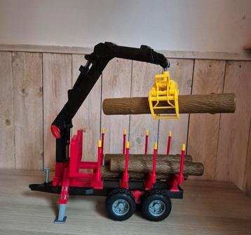 Boomstammen aanhangwagen Bruder beschikbaar voor biedingen