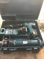 Makita accu tol. Met zaklamp, Doe-het-zelf en Verbouw, Gereedschap | Boormachines, Ophalen of Verzenden, Gebruikt, Boor- en Schroefmachine