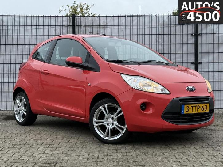 Ford Ka 1.2 Cool&Sound Nieuwe APK!, Auto's, Ford, Bedrijf, Te koop, Ka, ABS, Airbags, Alarm, Centrale vergrendeling, Elektrische buitenspiegels