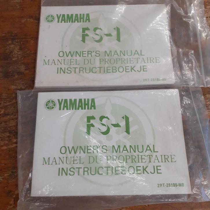 Yamaha FS1 Instructieboekje, Fietsen en Brommers, Handleidingen en Instructieboekjes, Gebruikt, Ophalen of Verzenden