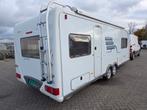 eriba moving hymer 620 (inruil dubbelas tabbert mogelijk), Caravans en Kamperen, Caravans, Koelkast, Vast bed, Rondzit, Bedrijf