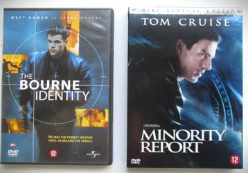 Minority Report met Tom Cruise~DVD~Bourne Identity~Matt Damo beschikbaar voor biedingen