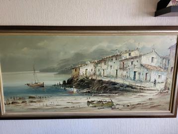 prachtige olieverf schilderij beschikbaar voor biedingen