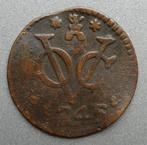 Duit Zeeland (VOC) 1745, Postzegels en Munten, Munten | Nederland, Ophalen of Verzenden, Vóór koninkrijk, Losse munt