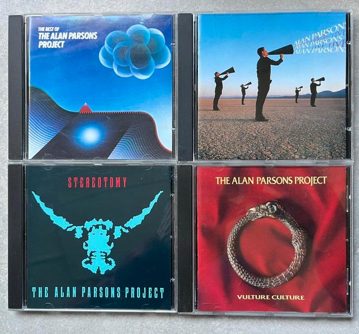 4 cd's The Alan Parsons Project (zie omschrijving)(cd rock), Cd's en Dvd's, Cd's | Rock, Zo goed als nieuw, Progressive, Ophalen of Verzenden
