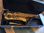 Tenor saxofoon, Muziek en Instrumenten, Ophalen of Verzenden, Gebruikt, Tenor, Met koffer