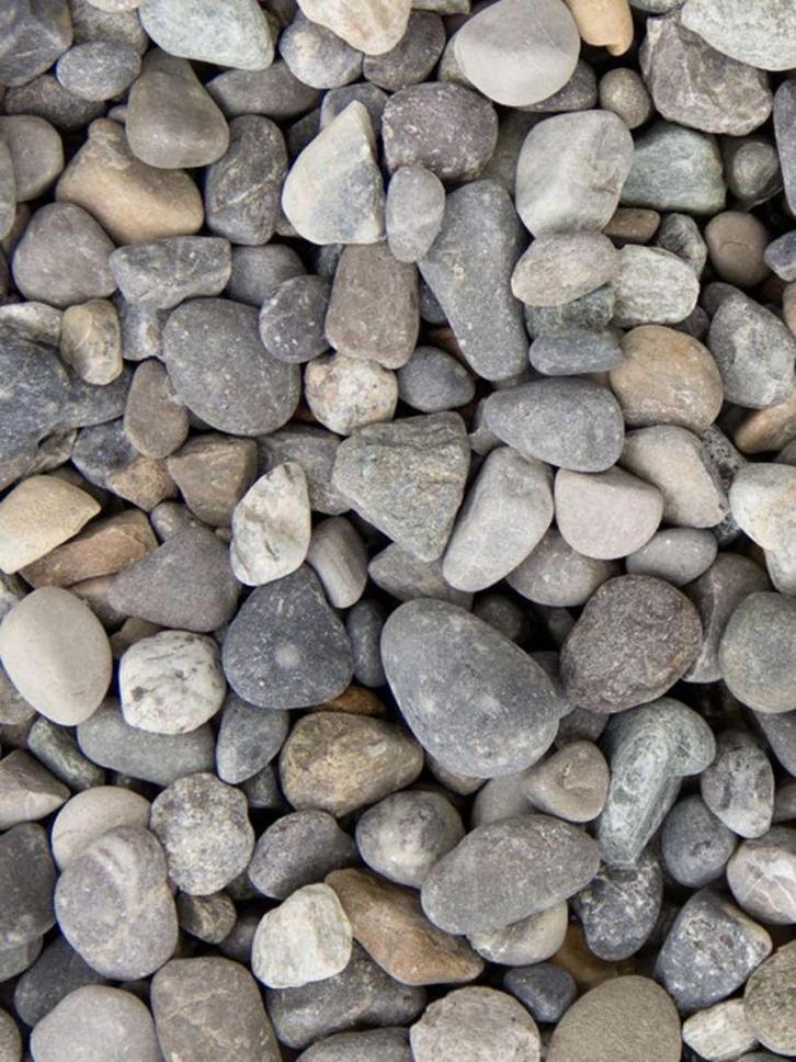 Alpengrind grijs creme beige zachte kleuren ronde grind tuin, Tuin en Terras, Grind, Keien en Split, Nieuw, Grind, Multi, Overige materialen