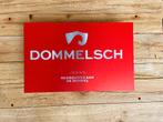 Reclamebord Dommelsch bier logo, aluminium, afm 36x57 cm, Ophalen of Verzenden, Nieuw, Reclamebord