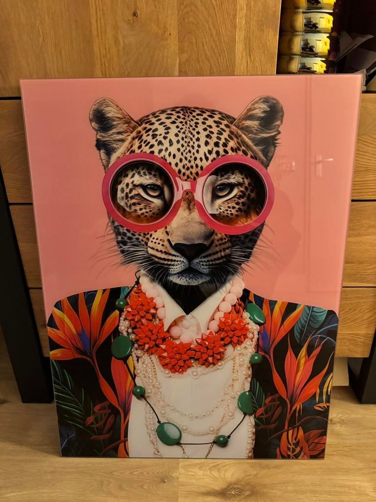 Schilderij glas, Ophalen