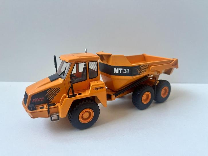 Moxy MT31 dumper van NZG, Hobby en Vrije tijd, Modelauto's | 1:50, Gebruikt, Hijskraan, Tractor of Landbouw, NZG, Ophalen of Verzenden