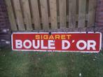 Emaille reclamebord boule dor sigaret, Ophalen, Zo goed als nieuw, Reclamebord