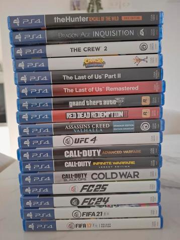 PS4 Games - Groot Pakket! (17 Games) beschikbaar voor biedingen