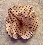 Crème corsage met zwarte stippen, Ophalen of Verzenden, Nieuw